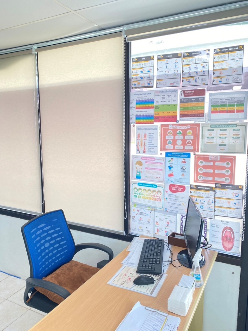 フィリピン留学 Cebu21 - English Fella 1-Nurse station-1